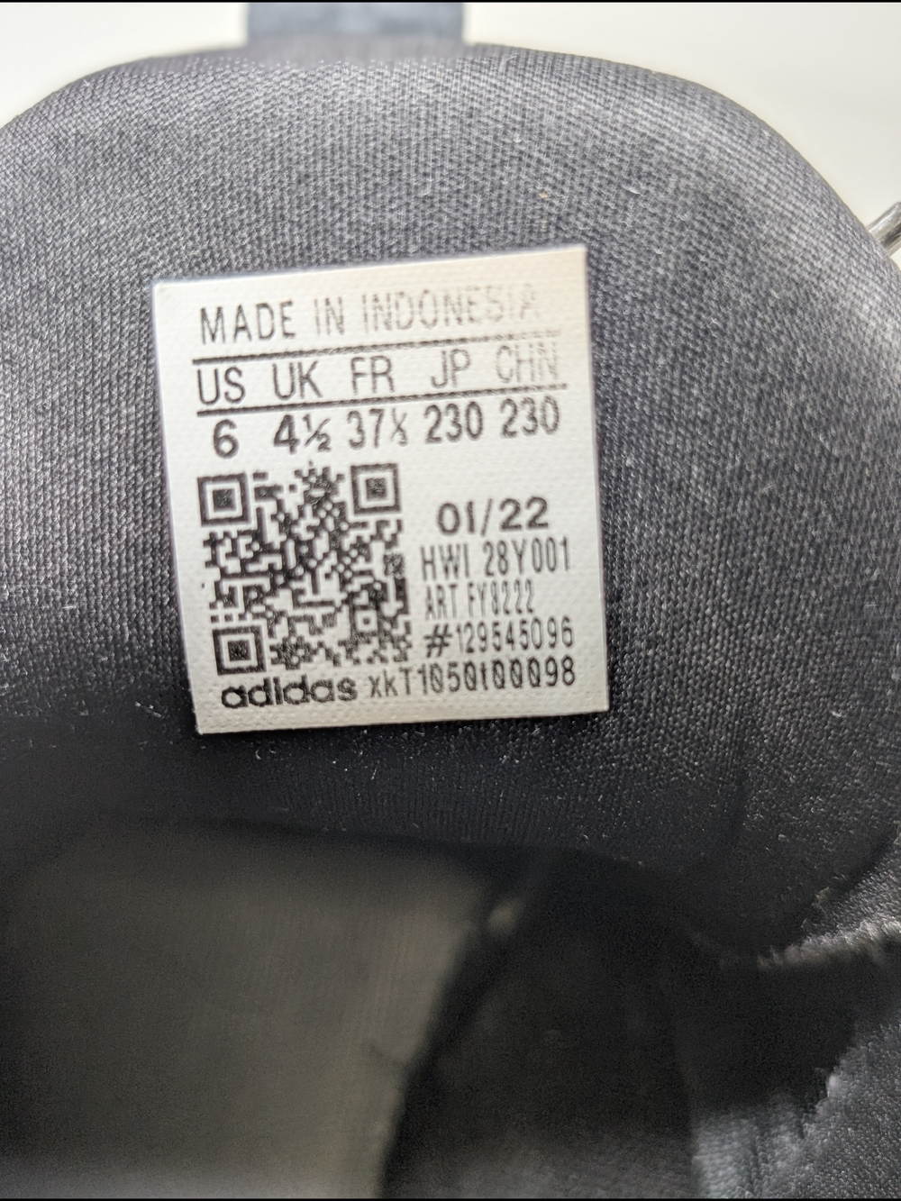 Adidas Women's Puremotion Cloudfoam Running Shoes Grey Black Size 6 - Picture 8 of 9